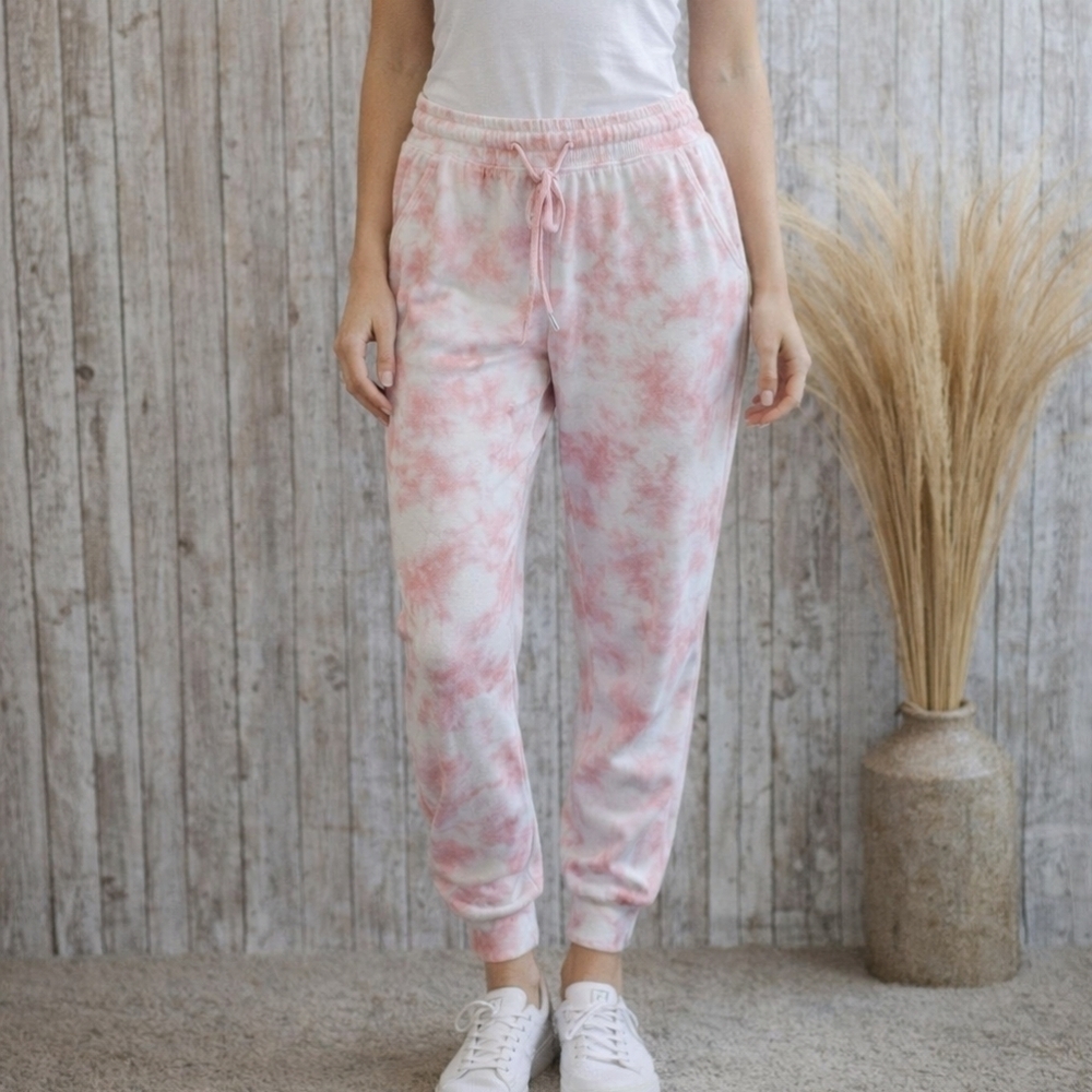 Women's Cotton On Body Pink Tie Dye Sweatpants - Size XS